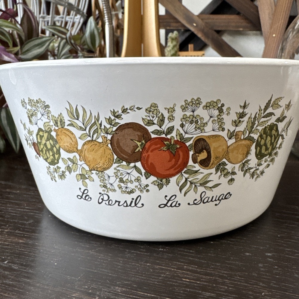 Le Persil La Sauge Vintage Corning Dutch Oven Dimpled Lid B 1.3/4 B 1.3/4 Q - Picture 4 of 8